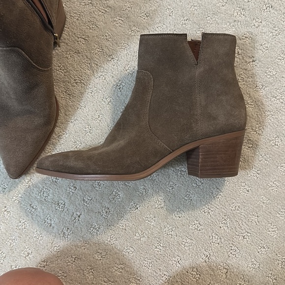 Suede Franco Sarto Booties - Picture 6 of 7